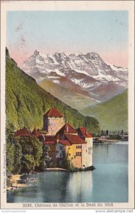 Switzerland Chateau de Chillon et la Dent du Midi