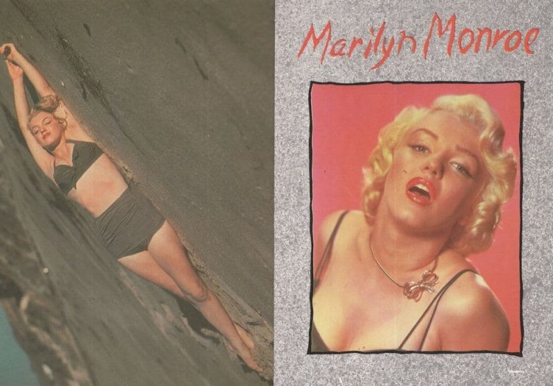 Marilyn Monroe 2x Rare London Postcard s