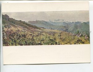 457647 USSR 1961 year Tansykbaev High mountain pasture Uzbekistan old postcard
