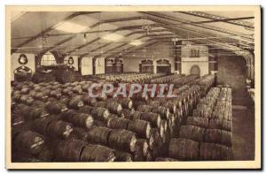 Old Postcard Folklore Wine Vintage Champagne Pommery & Greno Reims A cellar f...