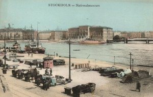 Sweden Stockholm Nationalmuseum Vintage Postcard 08.92