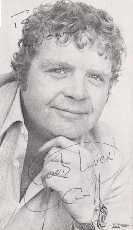 Geoffrey Hughes Eddie Yeates Coronation Street Old Hand Signed Photo