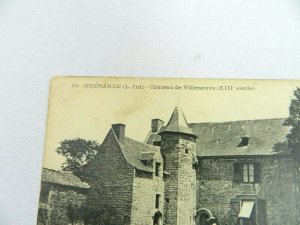 Vintage Postcard Germany Guerande Chateau de Villeneuve XIII Siecle