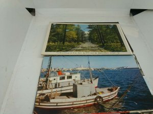 Job Lot 40+ Vintage Topographical Foreign Postcards Standard Size Mixed