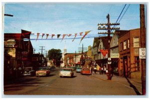 c1950's Restaurant Hotel Main Street Antigonish Nova Scotia Canada Postcard