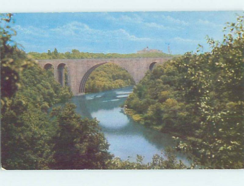 Unused Pre-1980 BRIDGE SCENE Rochester New York NY H7690