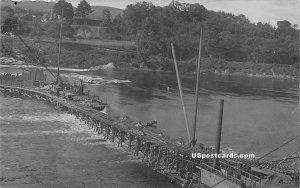 Railroad Flood Oct 22, 1907 - Rumerston, Vermont VT Postcard