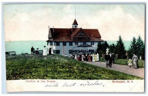 1906 Pavilion Sea Breeze Exterior Rochester New York NY Vintage Antique Postcard