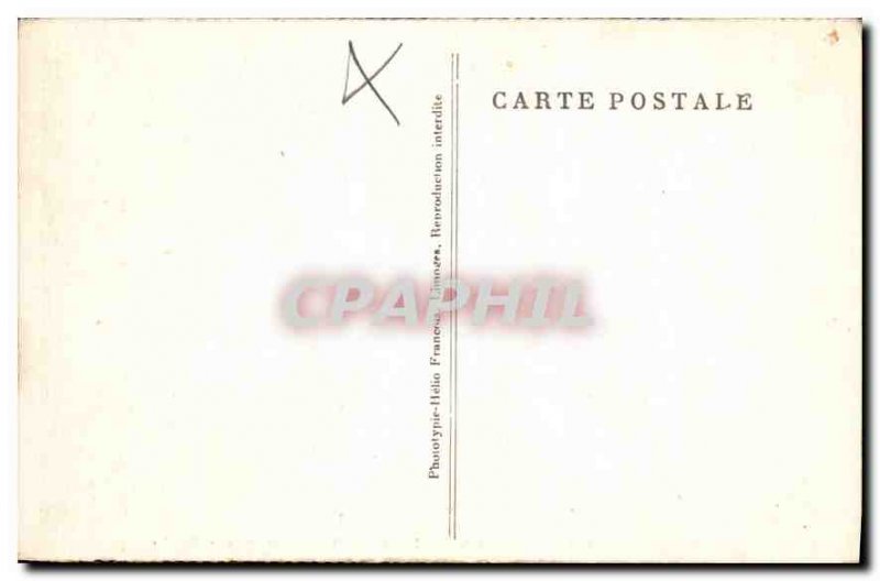 Old Postcard The Padirac Entree's Restaurant in the Abyss