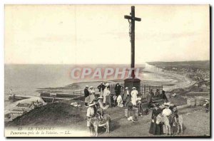 Old Postcard Treport Panorama taken from the cliff Ane