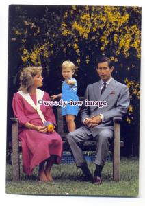 pq0047 - Princess Diana , Prince Charles and baby Prince William - postcard