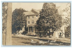 c1910's New Bryant Hall Meriden New Hampshire NH RPPC Photo Antique Postcard