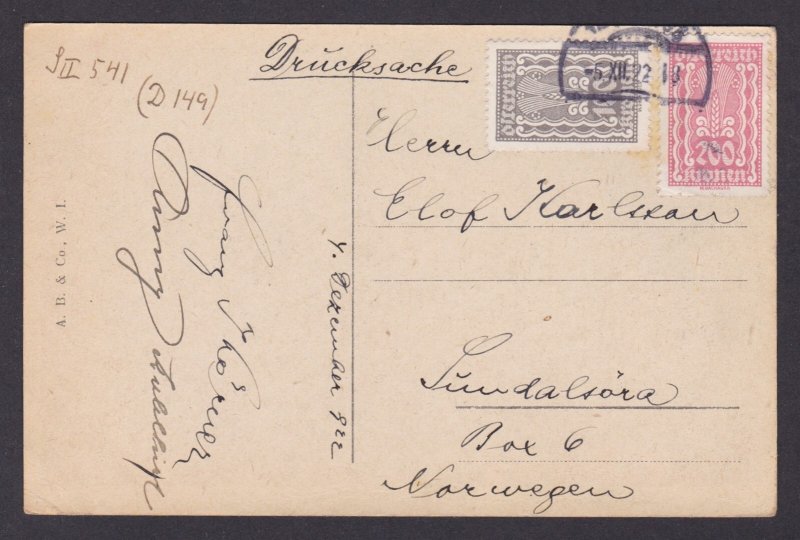 Postcard, Austria Vienna, Asserer Burgplatz