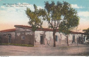 SAN DIEGO, California, 1900-10s; Marriage Place of Ramona at Old Town