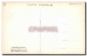 Postcard Old Advertisement Chambery Comoz Packed Suitcases