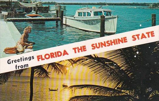 Florida Miami Greetings From Florida The Sunshine State