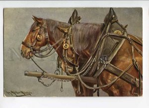 279601 Two HORSE Team by MULLER Vintage H.K.& Co.M. Serie 538