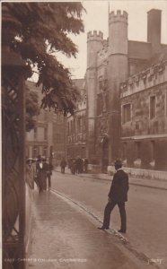 Christ's College Cambridge England Real Photo