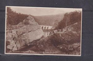 SCOTLAND, PITLOCHRY, SOLDIERS LEAP, PASS OF KILLIECRANKIE, 1924 ppc., unused.