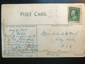 Vintage Postcard 1909 The Five Corners Rochester N.Y.