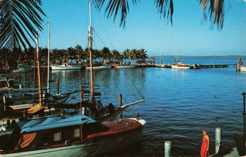 Postcard Yacht Basin Fort Myers Florida