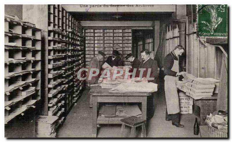 Paris Old Postcard Le Petit Journal Part of the archives service TOP (media p...