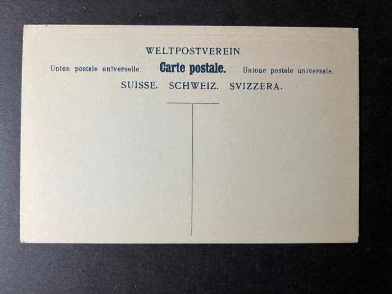 Mint Philatelic Switzerland Helvetia Stamp on Stamp Postcard