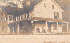Ulsterville New York Residence Real Photo Vintage Postcard AA48355