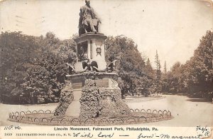 Lincoln Monument, Fairmount Park Philadelphia, Pennsylvania PA  