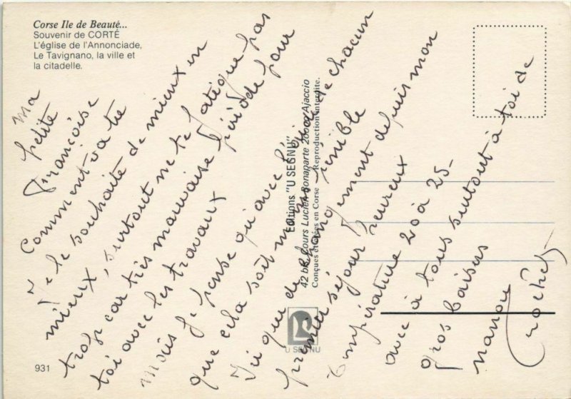 CPM Corte souvenir CORSICA (1079099)