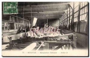 Old Postcard Beauvais Manufacture Nationale TOP