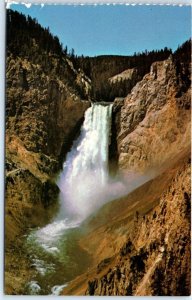 Postcard - Lower Falls, Yellowstone National Park - Wyoming