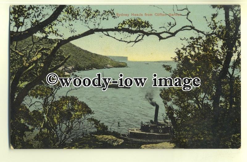 ft1325 - Australia - Sydney Heads from Clifton Garden - postcard