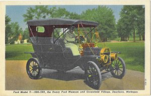 The Ford Model T Touring Car as seen at Henry Ford Museum Dearborn Michigan