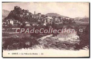 Postcard Old Corte The City And The River