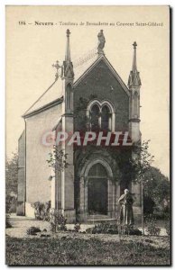 Old Postcard Nevers Tomb bernadette the Convent of St. Gildard