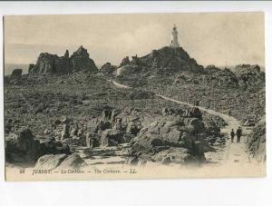 262204 UK JERSEY LIGHTHOUSE Corbiere Vintage LL #98 postcard