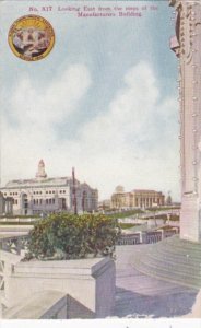 Looking East From Manufactutrers Building Alaska-Yukon-Pacific Expo Seattle 1909