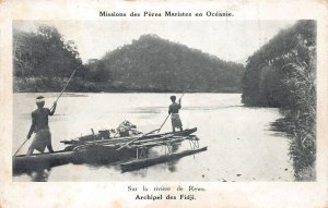 OCEANIA ARCHIPEL DES FIDJU FIJI MISSIONAIRY POSTCARD (c. 1910)