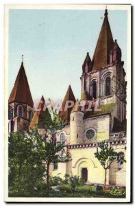 Old Postcard Perspective of Loches & # 39Eglise