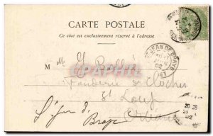 Old Postcard Fontainebleau The fireworks (Mount Ussy)