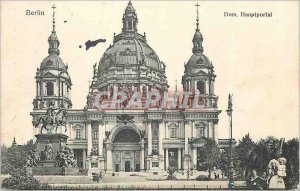 Postcard Old Berlin Dom Hauptportal