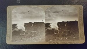 WWI, Enemy seen fire, Pulling Trigger of a trench mortar Realistic Travels No. 2