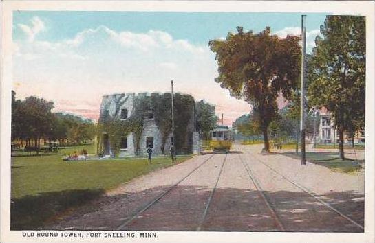 Minnesota Fort Snelling Old Round Tower Trolley