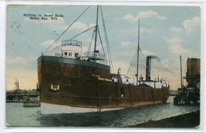 Great Lakes Steamer St Paul Mutual Transit Co Green Bay Wisconsin 1912 postcard