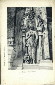 indochina, LAOS, Un Haut Relief (1899) Postcard 