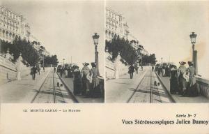 Lot 27 early stereo views all MONACO Casino Monte Carlo stereographic views 