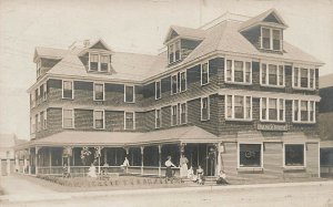 Old Orchard Beach ME The Palmer House and Cafe Real Photo Postcard