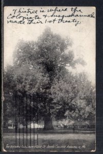 Historic Old Liberty Tree,St John's College,Annapolis,MD BIN