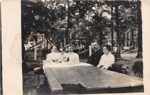 B96/ Joliet Illinois Il Real Photo RPPC Postcard c1910 Picnic Park